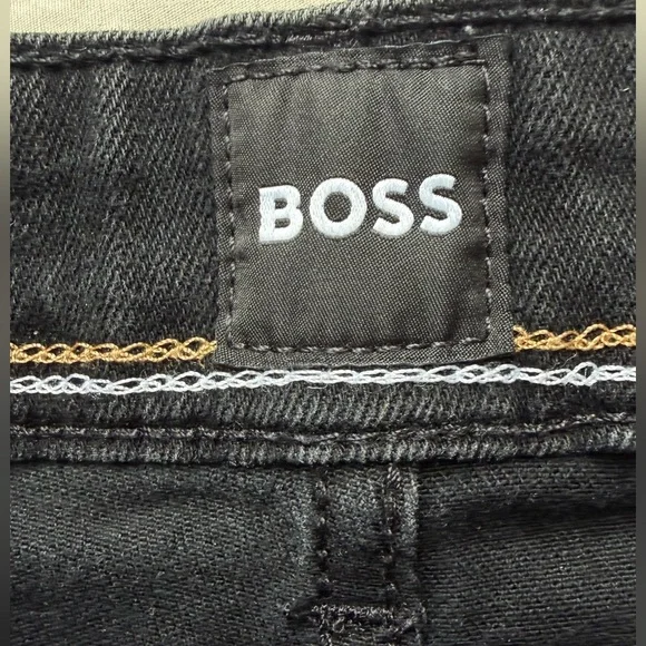 Boss Men’s Delaware Slim fit Black Denim Size 33X32 - Picture 8 of 11